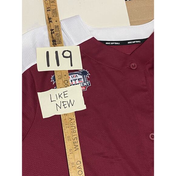 Nike Softball Elite Development Invitational Jersey Womens 2XL XXL Red - Picture 6 of 7